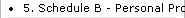 5. Schedule B - Personal Property